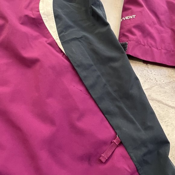 The North Face Shell HyVent Purple Jacket Coat Size XL Xlarge 18 - Picture 3 of 11